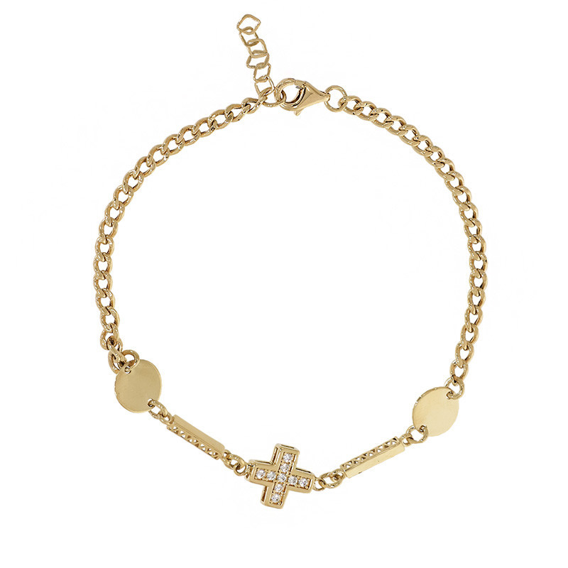 scrie numărul unu ca sumă diferență produs cât Bratara, Aur Galben, 14 k, 3.26 gr, Cod Produs: 797122