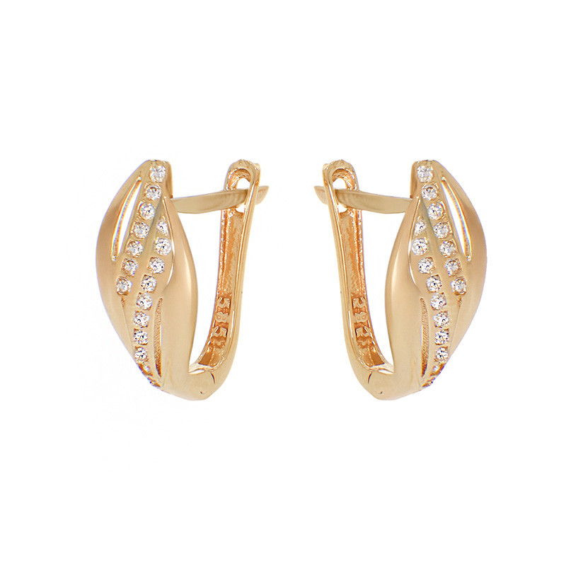 pret electrozi supertit 2.5 Cercei, Aur Galben, 14 k, 2.5 gr, Cod Produs: 797163