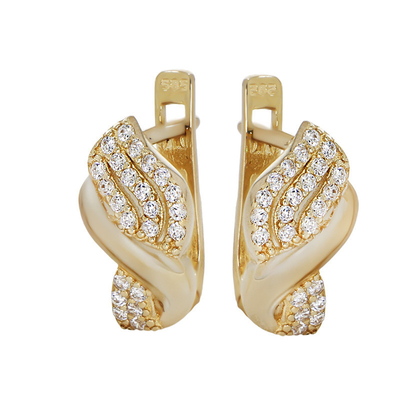 ceas aur Cercei, Aur Galben, 14 k, 2.62 gr, Cod Produs: 797731