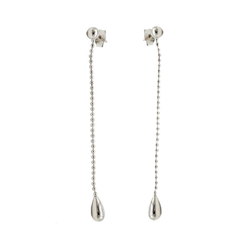 termocuplu tip k Cercei, Aur Alb, 14 k, 1.37 gr, Cod Produs: 798280