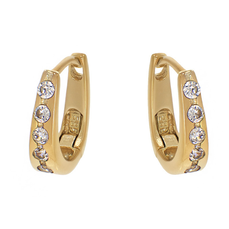 ceas aur Cercei, Aur Galben, 14 k, 1.41 gr, Cod Produs: 798445