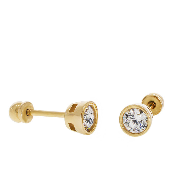 nume de cod: k 9 Cercei, Aur Galben, 14 k, 1.54 gr, Cod Produs: 798462