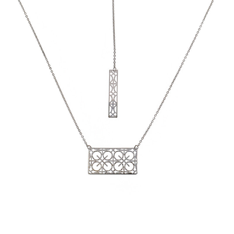 nume de cod: k 9 Colier, Aur Alb, 14 k, 2.75 gr, Cod Produs: 798700