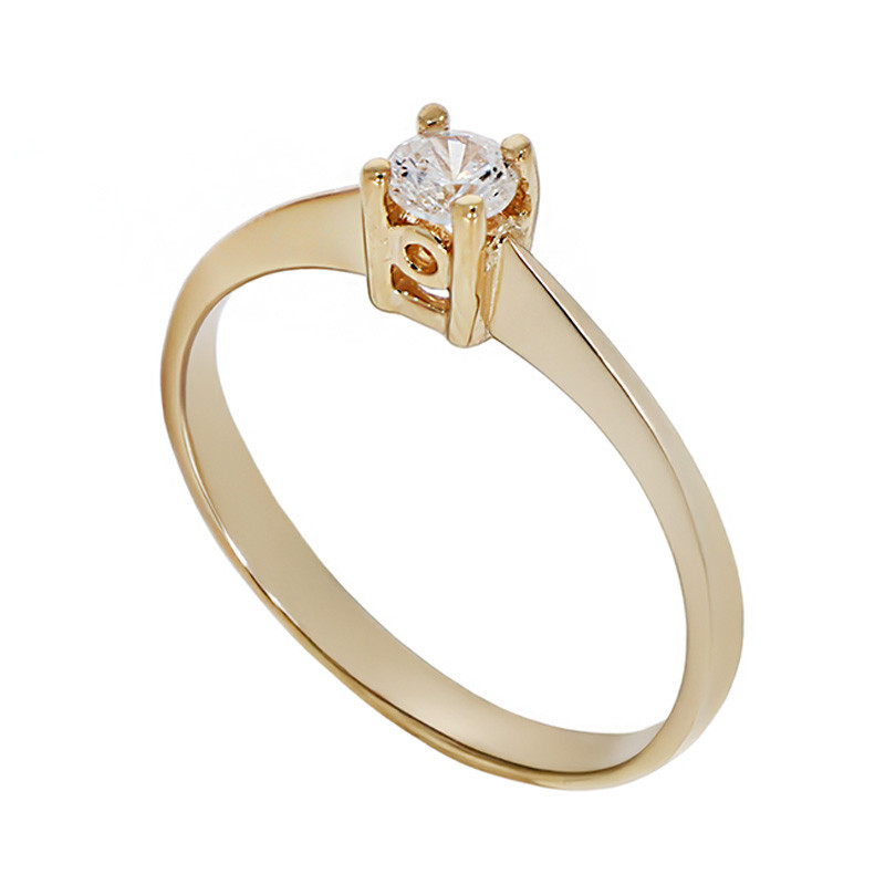 Inel De Logodna, Aur Galben, 14 k, 1.23 gr, Cod Produs: 798734 - Tezaurshop.ro