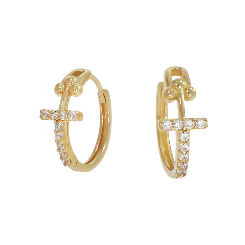 nume de cod: k 9 Cercei, Aur Galben, 14 k, 1.47 gr, Cod Produs: 799320