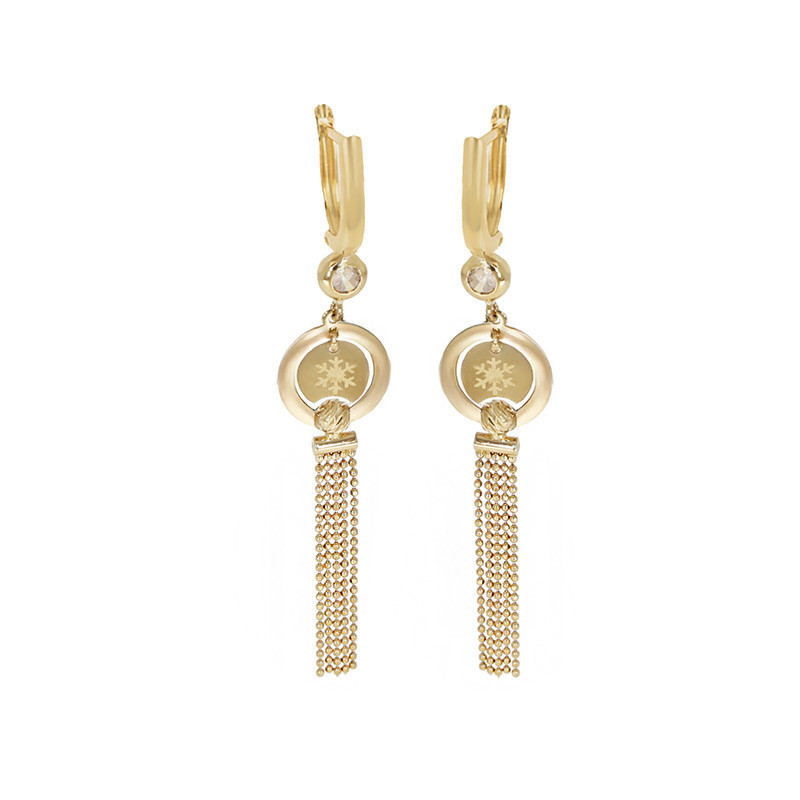 termocuplu tip k Cercei, Aur Galben, 14 k, 4.19 gr, Cod Produs: 799784