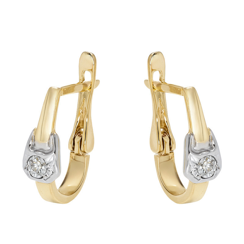 Cercei, Aur Mixt, 14 k, 2.15 gr, Cod Produs: 800104 - Tezaurshop.ro