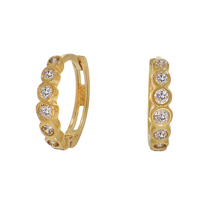 opel corsa d 1.3 cdti Cercei, Aur Galben, 14 k, 1.3 gr, Cod Produs: 800563