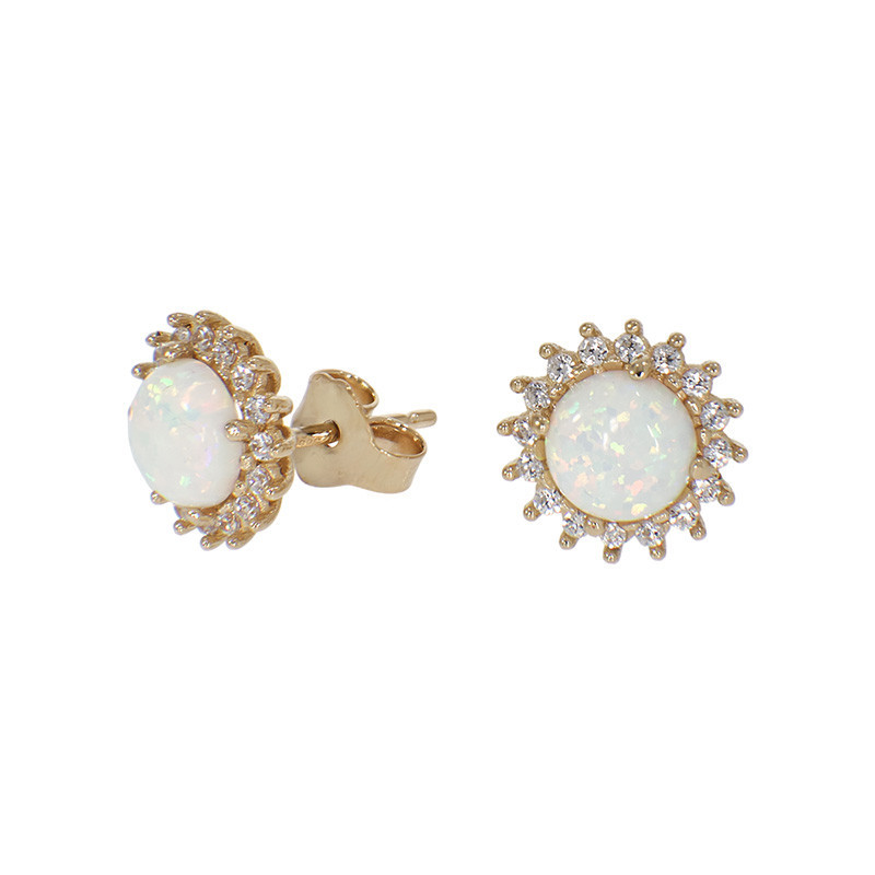 termocuplu tip k Cercei, Aur Galben, 14 k, 1.82 gr, Cod Produs: 800615