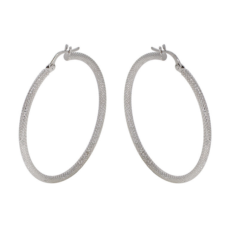 anvelope 2,75/18 Cercei, Aur Alb, 18 k, 1.94 gr, Cod Produs: 800801