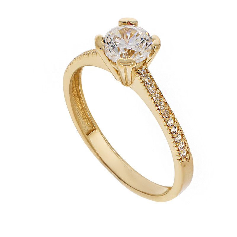 Inel De Logodna, Aur Galben, 14 k, 2.2 gr, Cod Produs: 800950 - Tezaurshop.ro