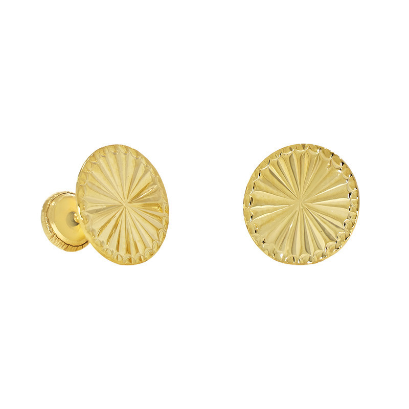 Cercei, Aur Galben, 14 k, 1 gr, Cod Produs: 801367 - Tezaurshop.ro