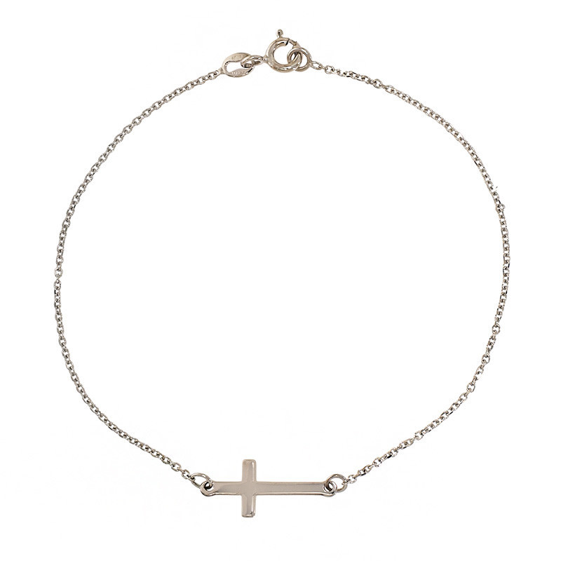 Bratara, Aur Alb, 14 k, 1.13 gr, Cod Produs: 801411 - Tezaurshop.ro