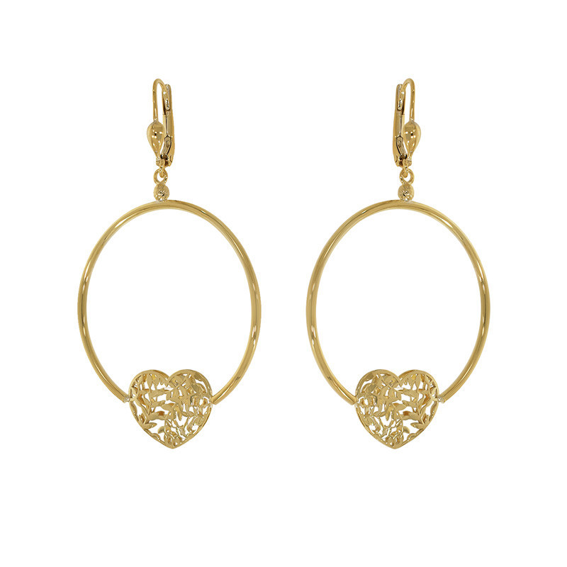 nume de cod: k 9 Cercei, Aur Galben, 14 k, 3.37 gr, Cod Produs: 801419