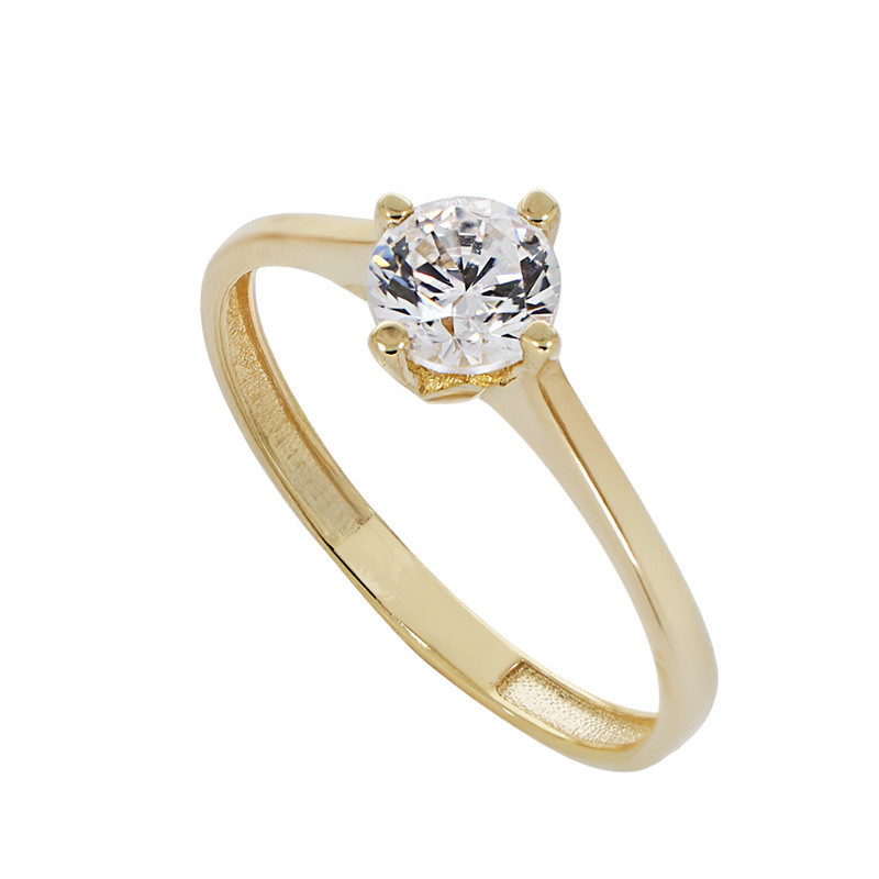 Inel De Logodna, Aur Galben, 14 k, 1.08 gr, Cod Produs: 801895 - Tezaurshop.ro