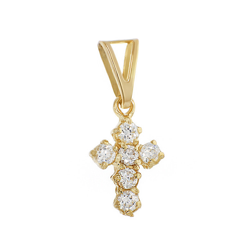 Pandantiv Cruce, Aur Galben, 18 k, 0.89 gr, Cod Produs: 801952 - Tezaurshop.ro