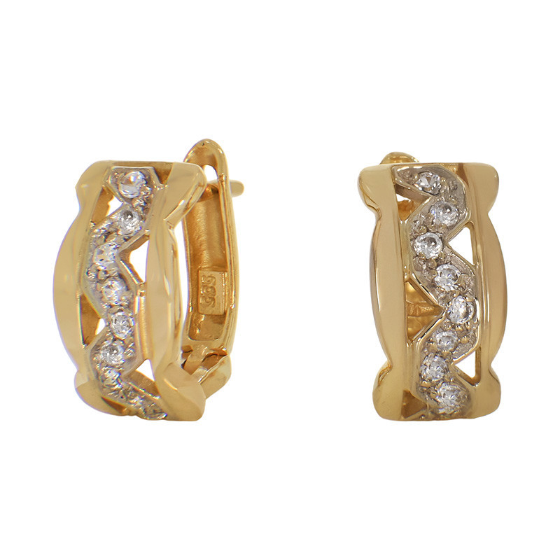 Cercei, Aur Galben, 14 k, 3.94 gr, Cod Produs: 802094 - Tezaurshop.ro