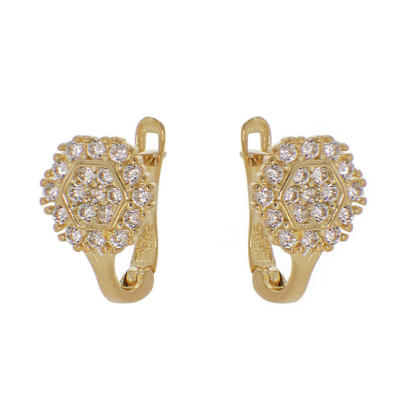 nume de cod: k 9 Cercei, Aur Galben, 14 k, 1.53 gr, Cod Produs: 802169