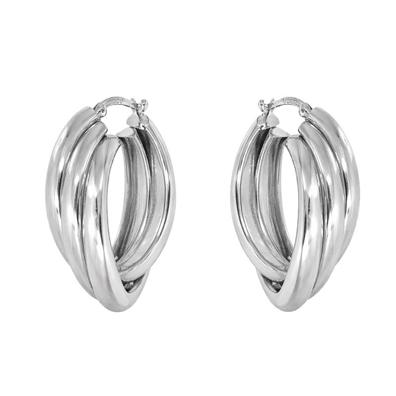 Cercei, Aur Alb, 14 k, 7.05 gr, Cod Produs: 802327 - Tezaurshop.ro