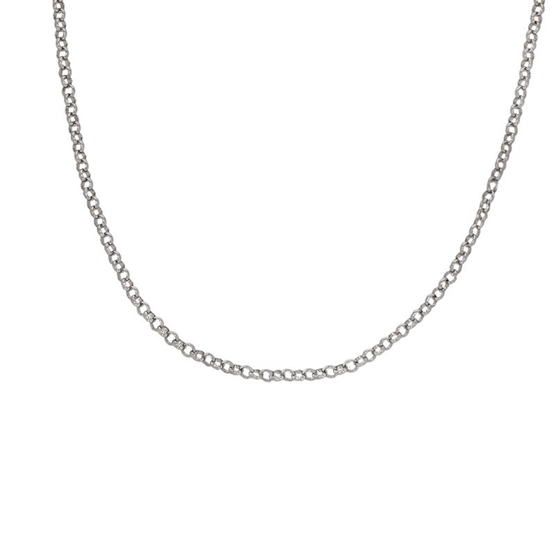 termocuplu tip k Lant, Aur Alb, 14 k, 2.82 gr, Cod Produs: 802452