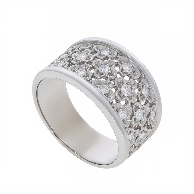 Inel, Aur Alb, 18 k, 8.18 gr, cu Diamante, Cod Produs: 802597 - Tezaurshop.ro