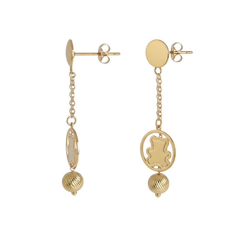 nume de cod: k 9 Cercei, Aur Galben, 14 k, 1.86 gr, Cod Produs: 802700