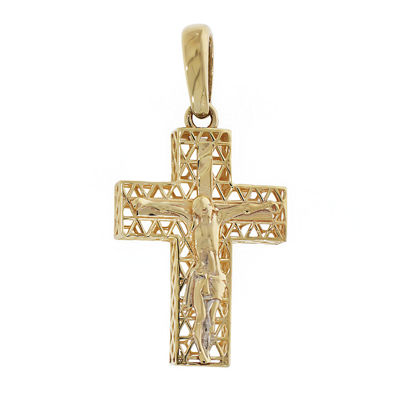 Pandantiv Cruce, Aur Galben, 14 k, 1.38 gr, Cod Produs: 802770 - Tezaurshop.ro