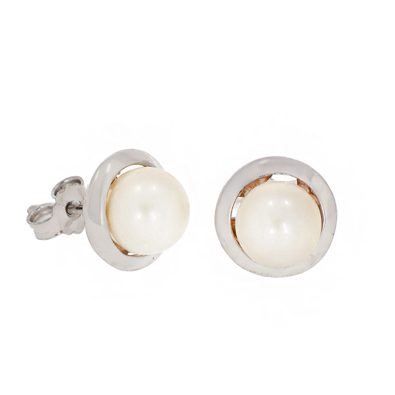 anvelope 2,75/18 Cercei, Aur Alb, 18 k, 3.23 gr, Cod Produs: 803113