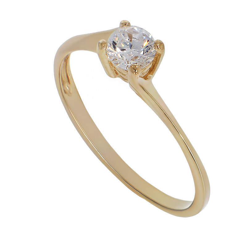 Inel De Logodna, Aur Galben, 14 k, 1.4 gr, Cod Produs: 803339 - Tezaurshop.ro