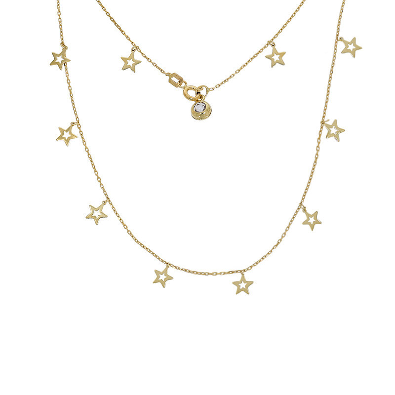 nume de cod: k 9 Colier, Aur Galben, 14 k, 2.73 gr, Cod Produs: 803344