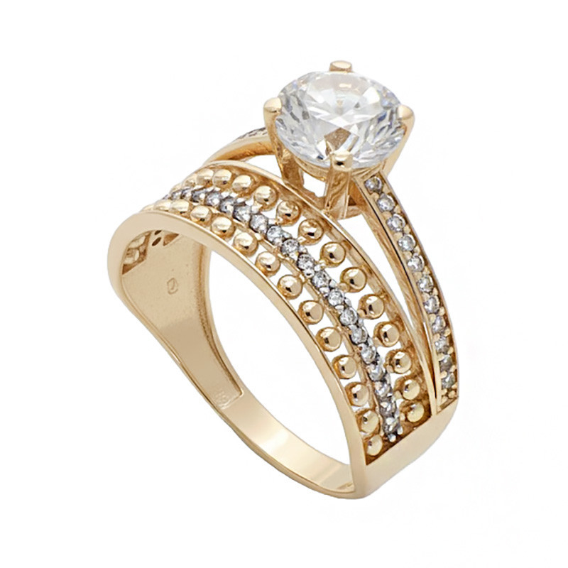 Inel De Logodna, Aur Galben, 14 k, 3.75 gr, Cod Produs: 803380 - Tezaurshop.ro