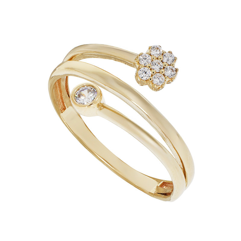 nume de cod: k 9 Inel, Aur Galben, 14 k, 2.41 gr, Cod Produs: 803732