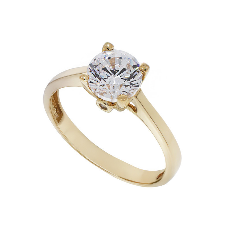 cât costă gramul de aur de 14 karate Inel De Logodna, Aur Galben, 14 k, 3.24 gr, Cod Produs: 803734