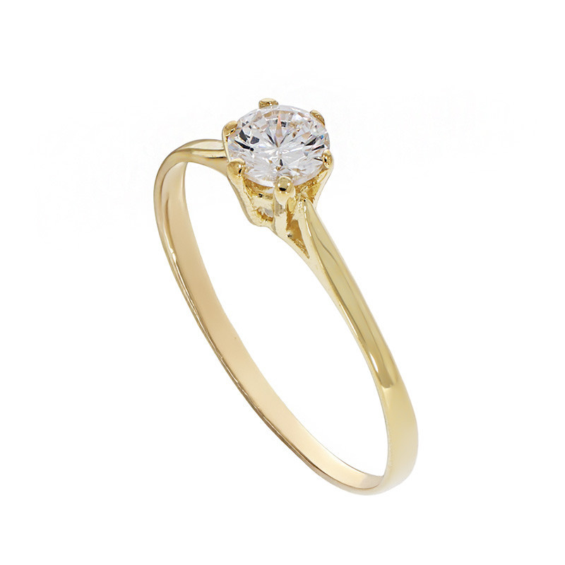 Inel De Logodna, Aur Galben, 14 k, 1.12 gr, Cod Produs: 803822 - Tezaurshop.ro