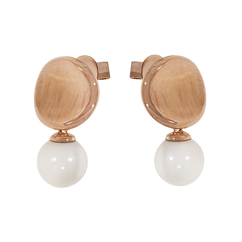 Cercei, Aur Roz, 18 k, 3.05 gr, Cod Produs: 803825 - Tezaurshop.ro