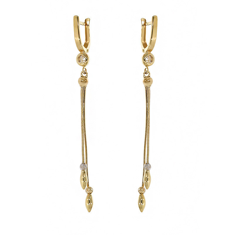 Cercei, Aur Mixt, 14 k, 3.7 gr, Cod Produs: 803968 - Tezaurshop.ro