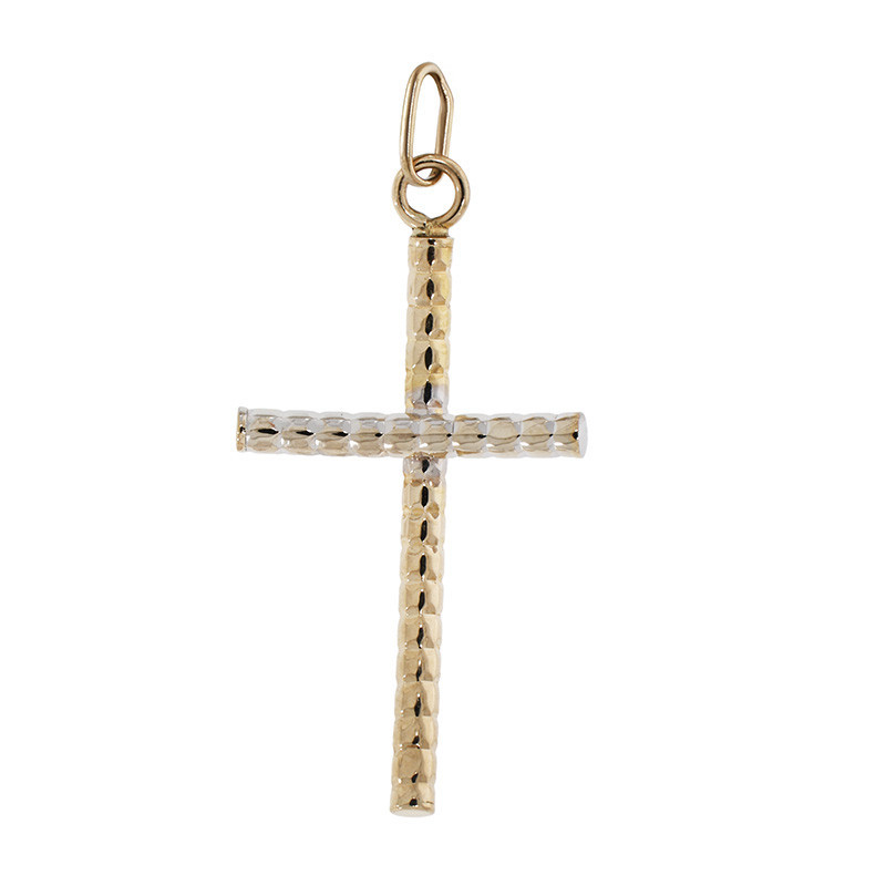 Pandantiv Cruce, Aur Mixt, 14 k, 0.47 gr, Cod Produs: 803984 - Tezaurshop.ro