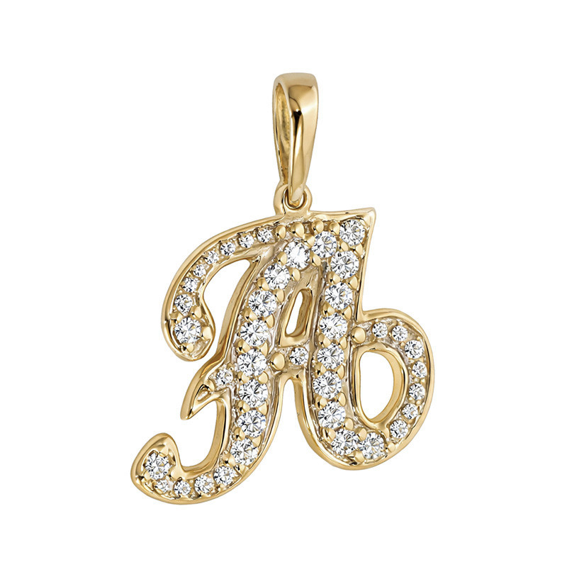 Pandantiv Initiala, Aur Galben, 14 k, 1.07 gr, Cod Produs: 804023 - Tezaurshop.ro