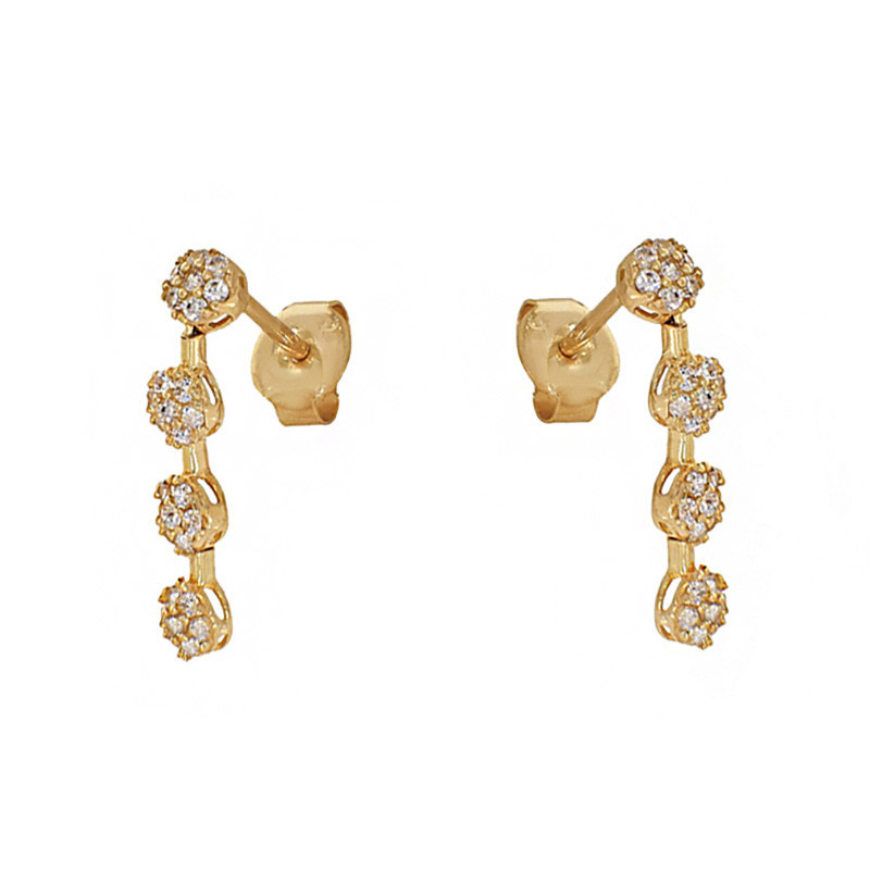 Cercei, Aur Galben, 14 k, 1.43 gr, Cod Produs: 804386 - Tezaurshop.ro