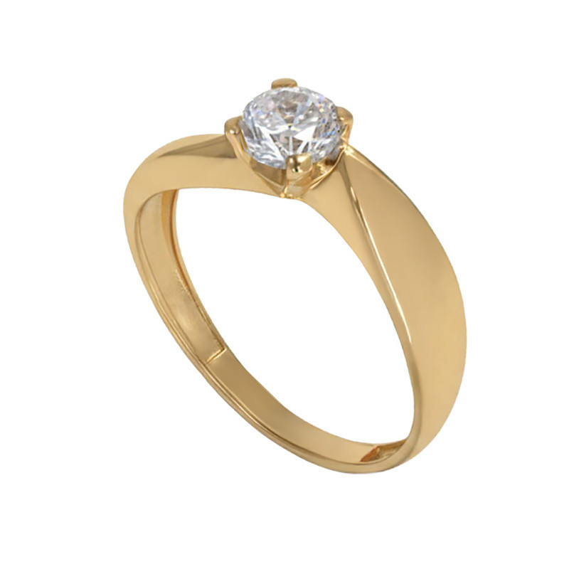 nume de cod: k 9 Inel De Logodna, Aur Galben, 14 k, 1.94 gr, Cod Produs: 804434