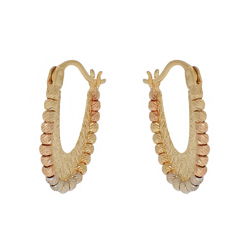 Cercei, Aur Mixt, 14 k, 2.16 gr, Cod Produs: 804436 - Tezaurshop.ro