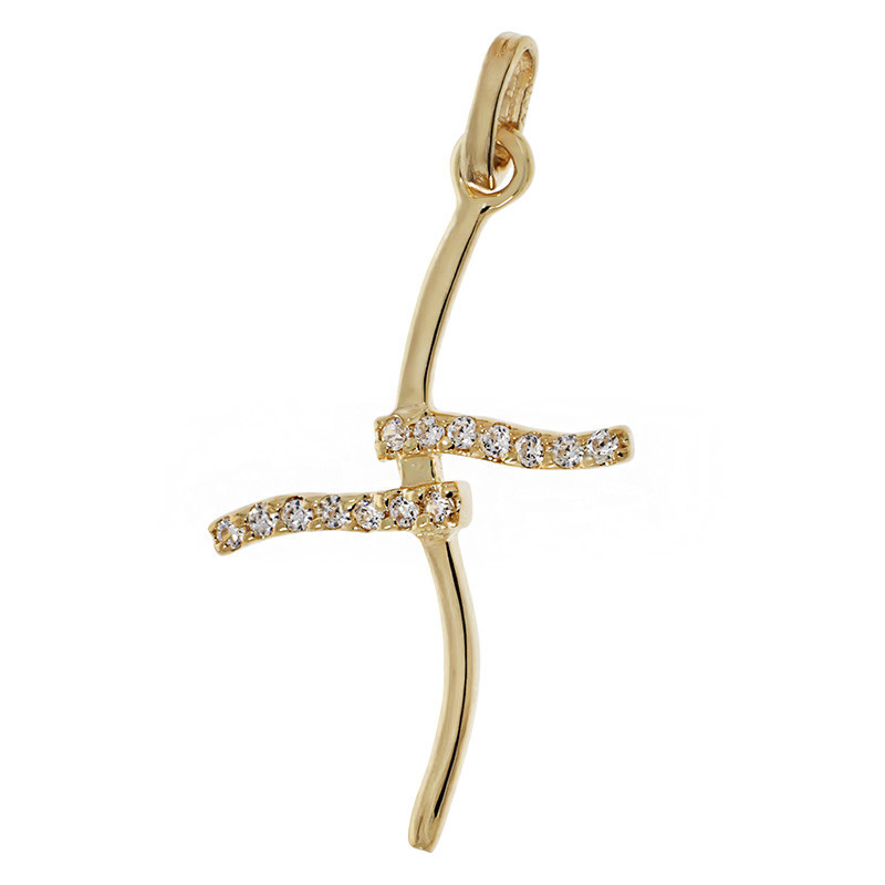 Pandantiv Cruce, Aur Galben, 14 k, 1.15 gr, Cod Produs: 804516 - Tezaurshop.ro
