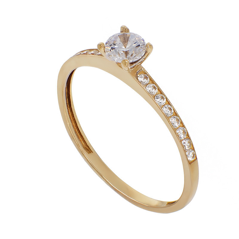 Inel De Logodna, Aur Galben, 14 k, 1.06 gr, Cod Produs: 804714 - Tezaurshop.ro