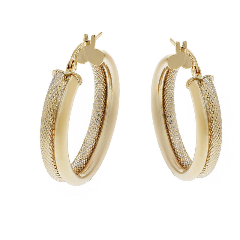 nume de cod: k 9 Cercei, Aur Galben, 14 k, 3.83 gr, Cod Produs: 804812