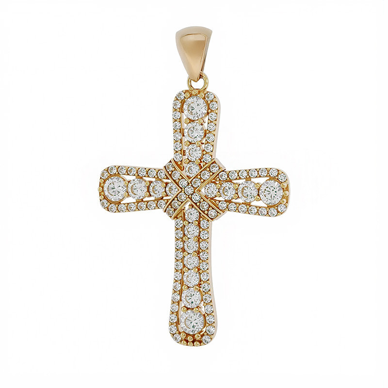 Pandantiv Cruce, Aur Galben, 14 k, 4.34 gr, Cod Produs: 805254 - Tezaurshop.ro