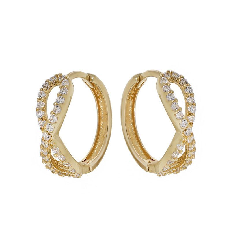 ceas aur Cercei, Aur Galben, 14 k, 2.59 gr, Cod Produs: 805504