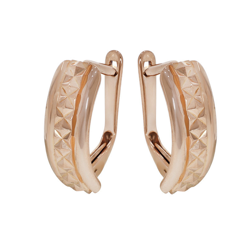 scaune roz Cercei, Aur Roz, 14 k, 2.93 gr, Cod Produs: 805522