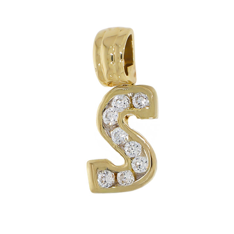 Pandantiv Initiala, Aur Galben, 14 k, 0.94 gr, Cod Produs: 805594 - Tezaurshop.ro