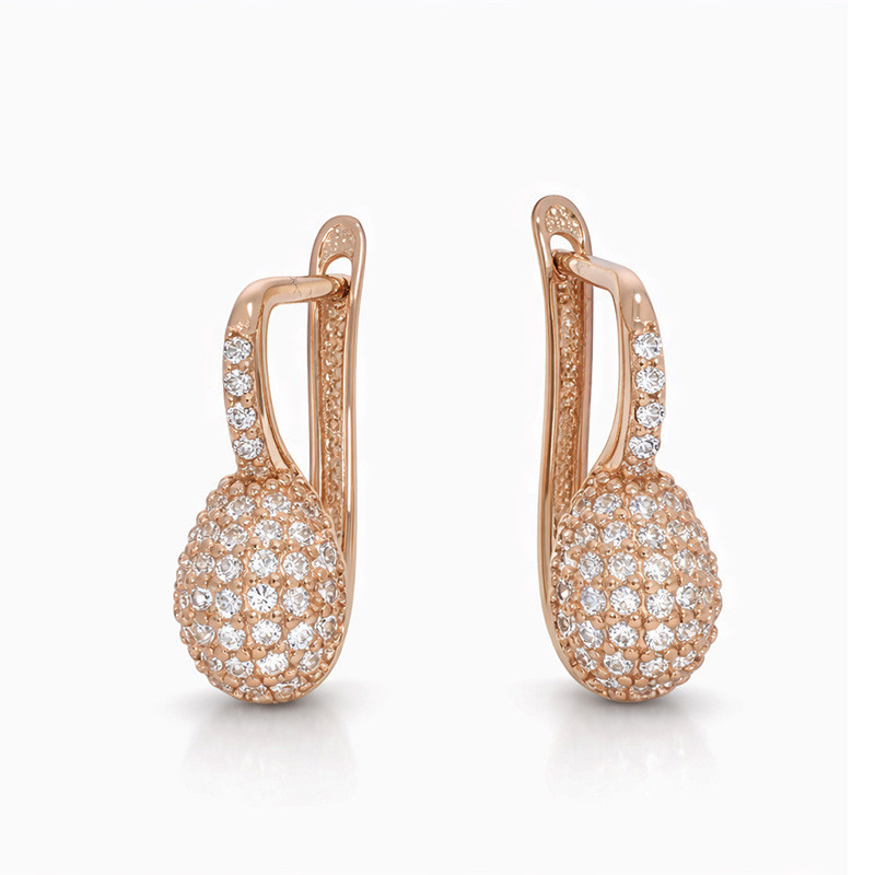 ceas aur Cercei, Aur Roz, 14 k, 2.28 gr, Cod Produs: 805618