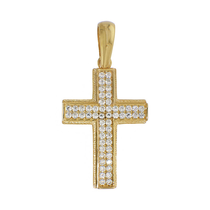 Pandantiv Cruce, Aur Galben, 14 k, 2.04 gr, Cod Produs: 805633 - Tezaurshop.ro